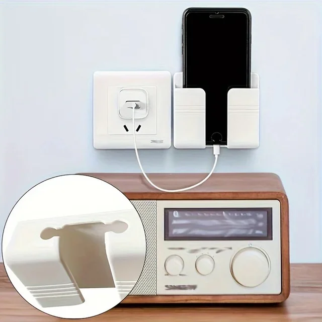 Wall Mounted Organizer for Mobile, TV Remote Controls and Air Conditioner Remote Controls