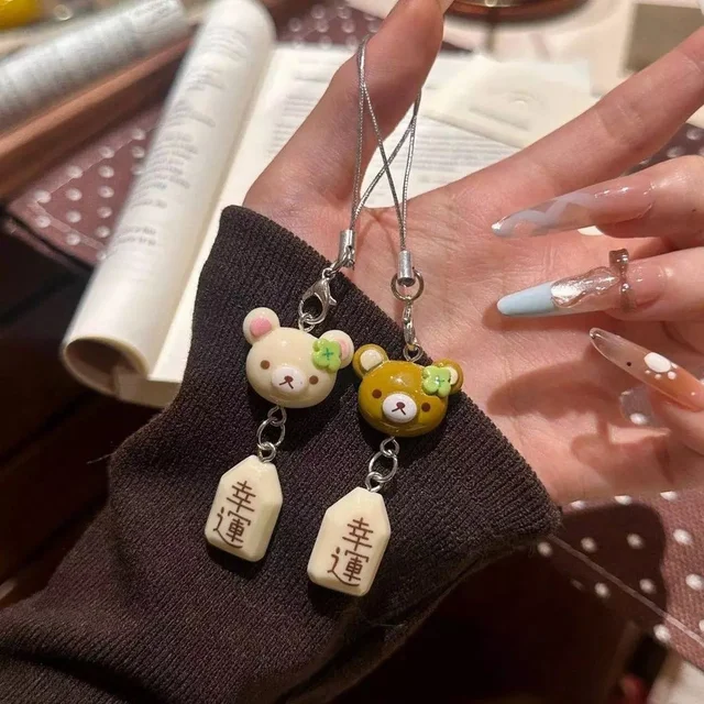 Clover Lucky Kkuma Phone Charms 