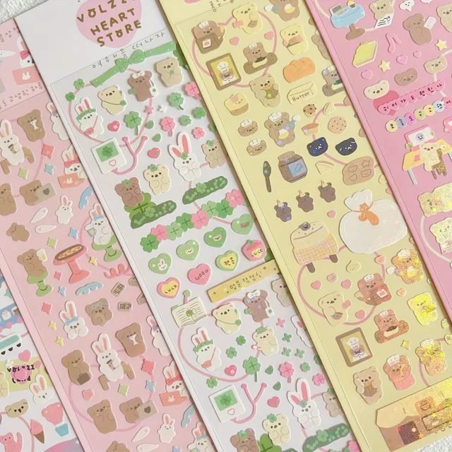 Korean Deco Sticker Sheets 