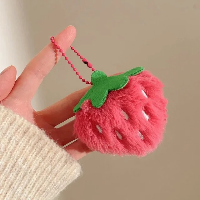 Kawaii Strawberry Mini Plush Bag charm 