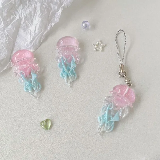 Jellyfish Phone Charms 