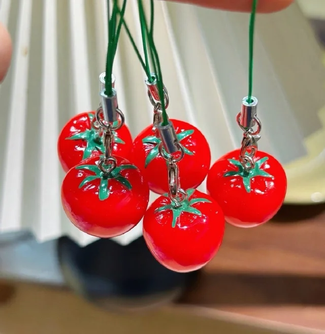 Tomato Phone Charms