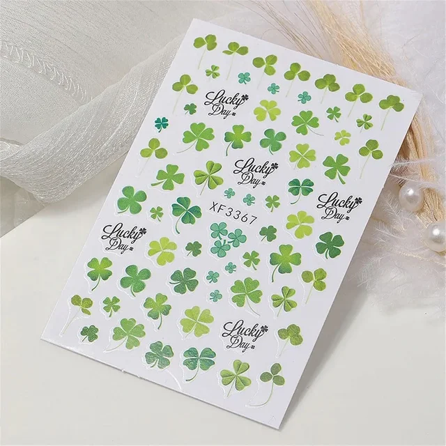 Clover Nail Art Or Mini Deco Stickers 