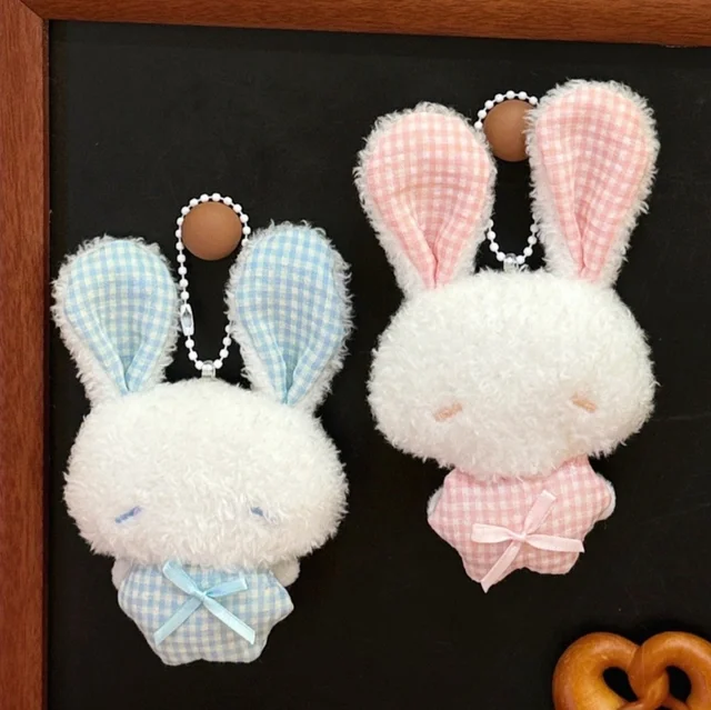 Kawaii Angel Bunny Plush Bag Charms 