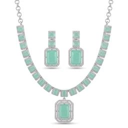 Royal Radiance Statement Set - Aqua Island