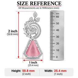 Shiny Gold Art And Jewellery Trending Jewellery Design Earring - pink