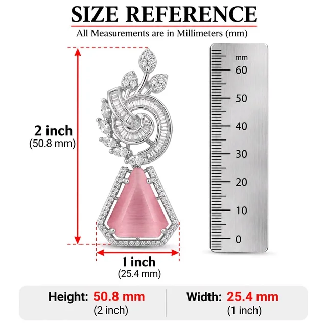 Shiny Gold Art And Jewellery Trending Jewellery Design Earring - pink