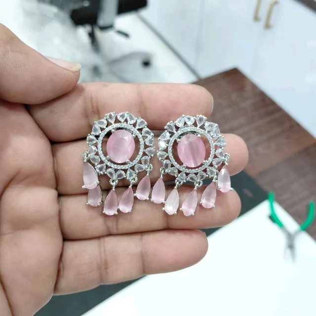 Glostar Jewellery Royal Halo Teardrop Earrings