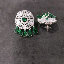 Glostar Jewellery Emerald Radiance Chandelier Earrings