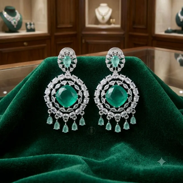 Celestial Layered Drop Earrings