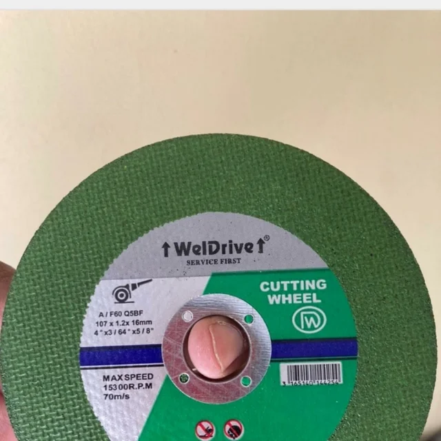 WelDrive AB4016W Cutting Wheel 4*1mm For Metal Cutting Wheel - Green