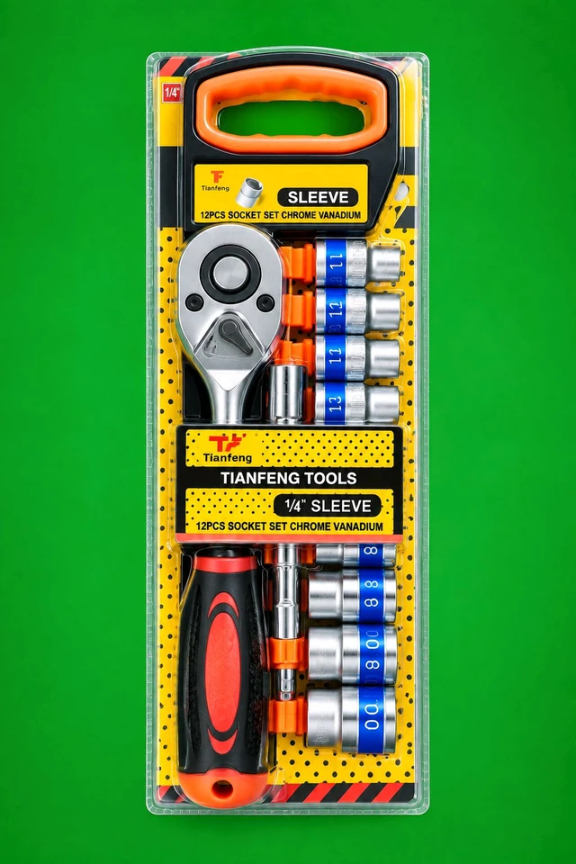 ST3 Socket Wreanch Set With Reachet Handle