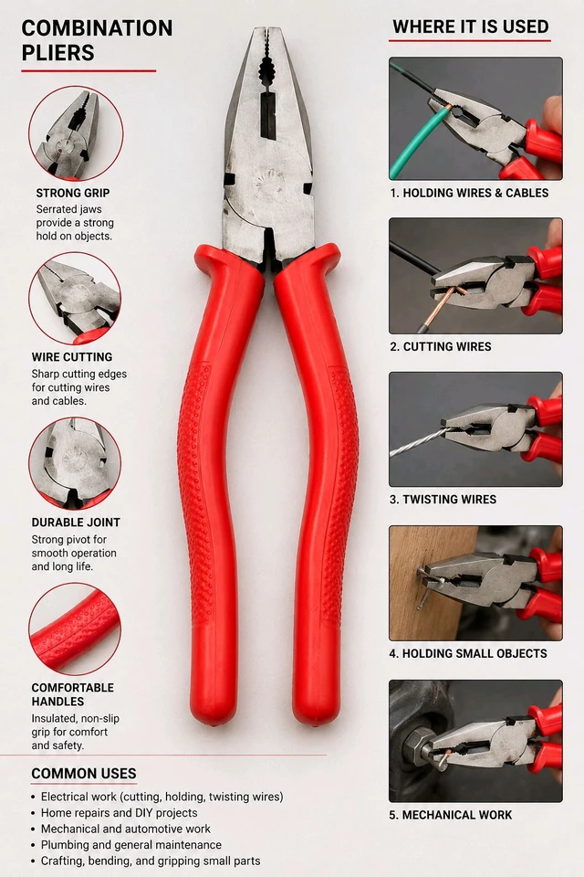 RP8 Regular Plier 8" HD Quality