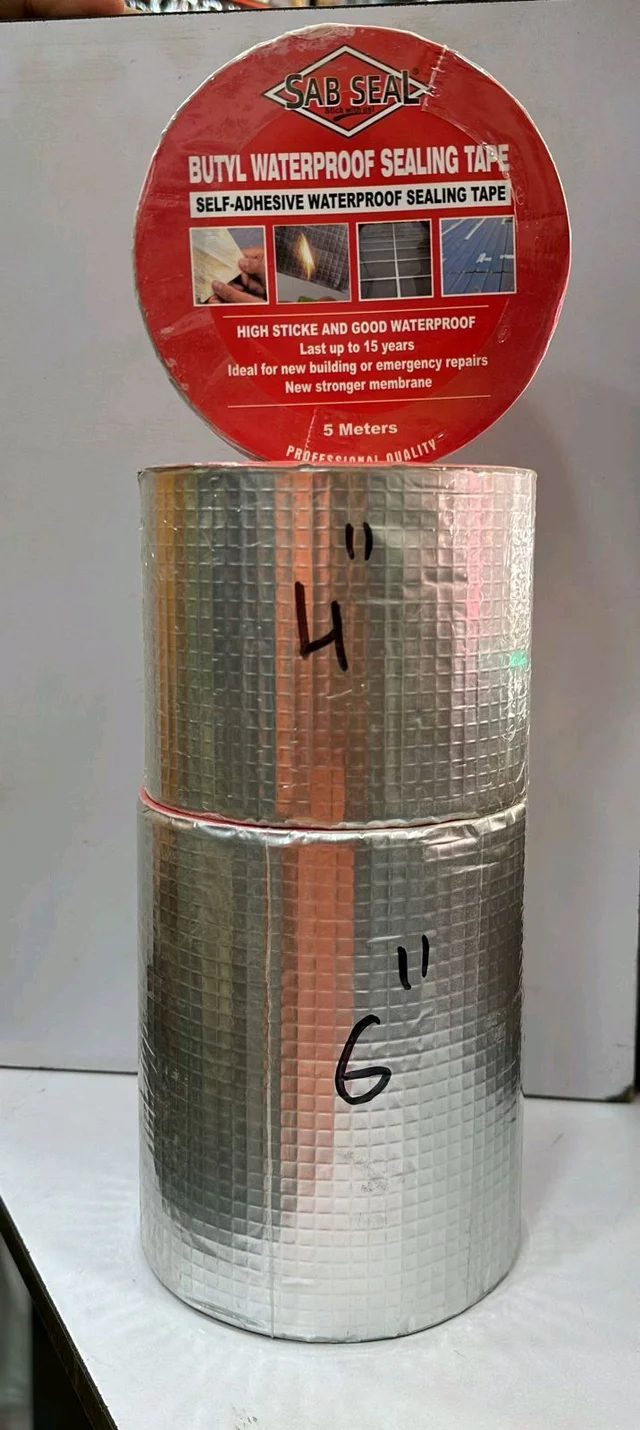 WST2 Waterproof Self Adhesive Tape 5MTR 2" Ideal For New Building Or Emergency Repairs