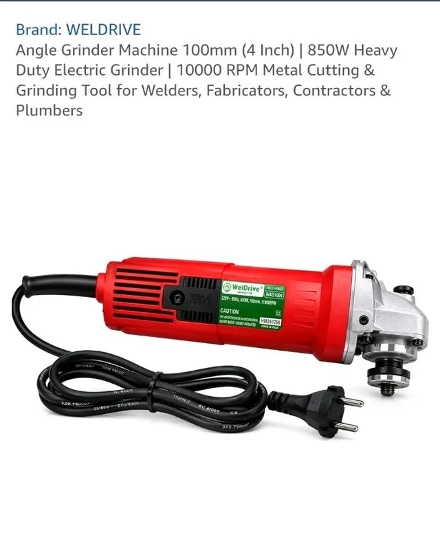 WAG1004 Angle Grinder 100mm For Best Quality Of Contractors 
