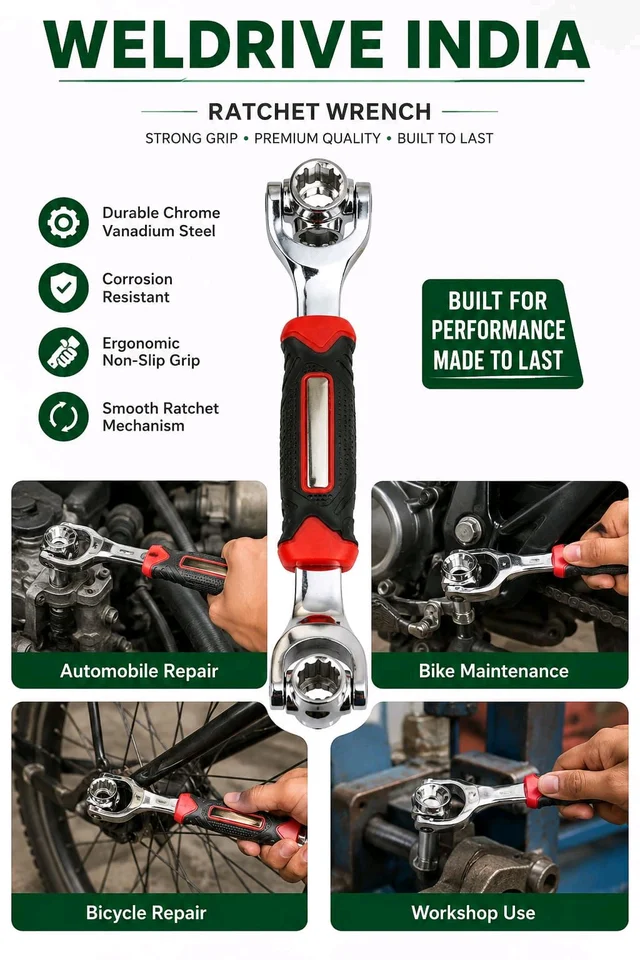 RS1 Ring Spanner Multi In 1 Type Suitable For All Garages And Car Truck 