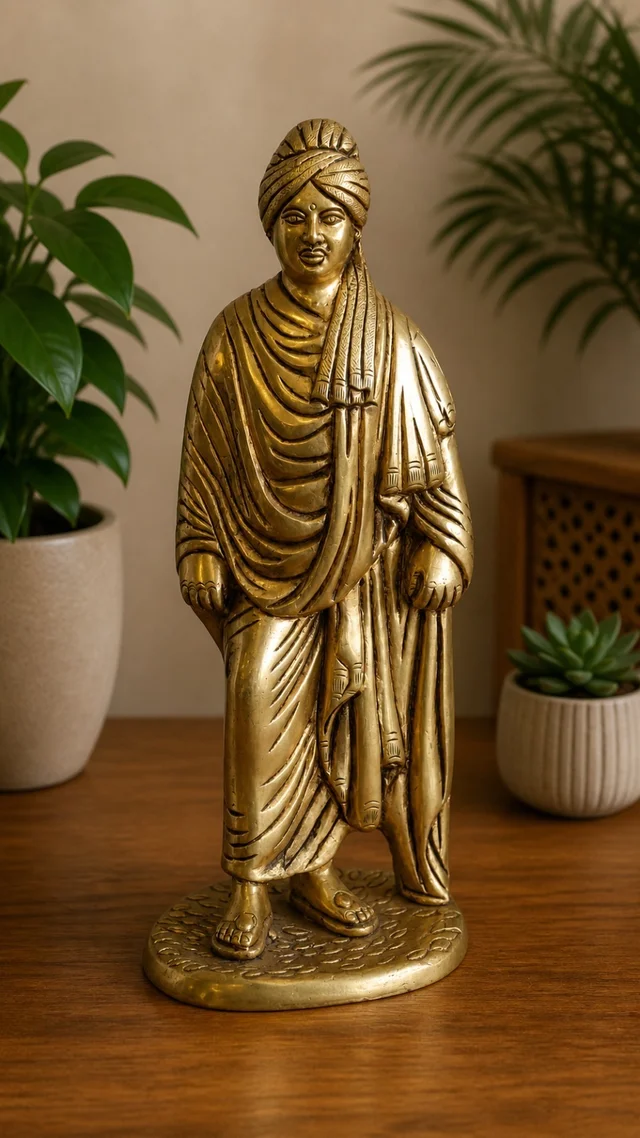 GS Decors Brass Vivek 10''