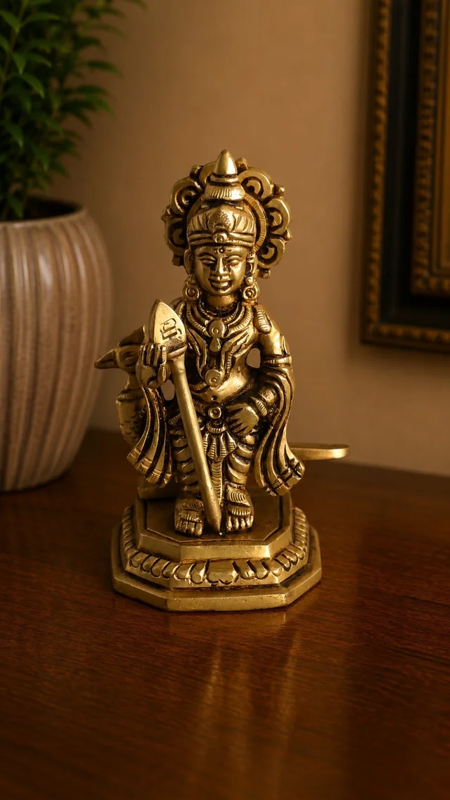 GS Decors Murugan Statue S 4.5''