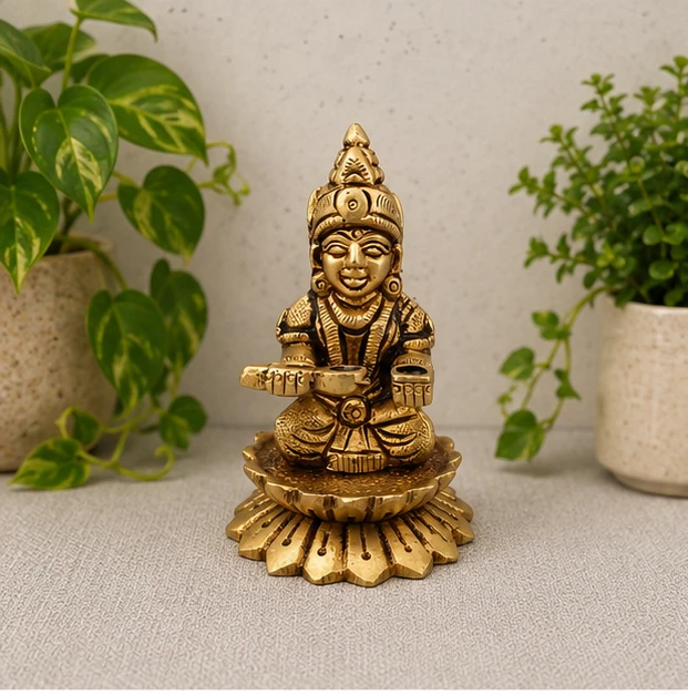 GS Decors Brass Annapoorani 3''