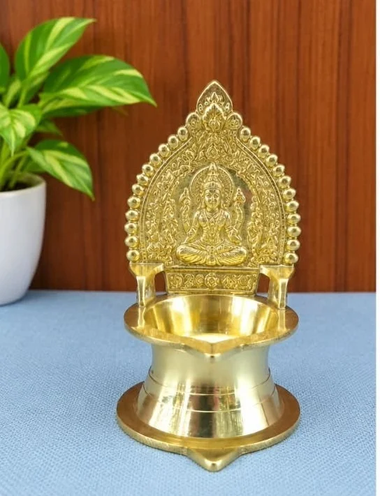 Brass Kamatchiamman Diya Medium 4.5''