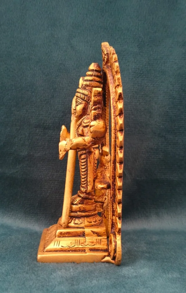 GS Decors Brass Murugan Idols 6"