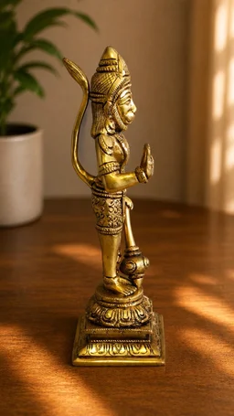 GS Decors Brass Hanuman 9.5''