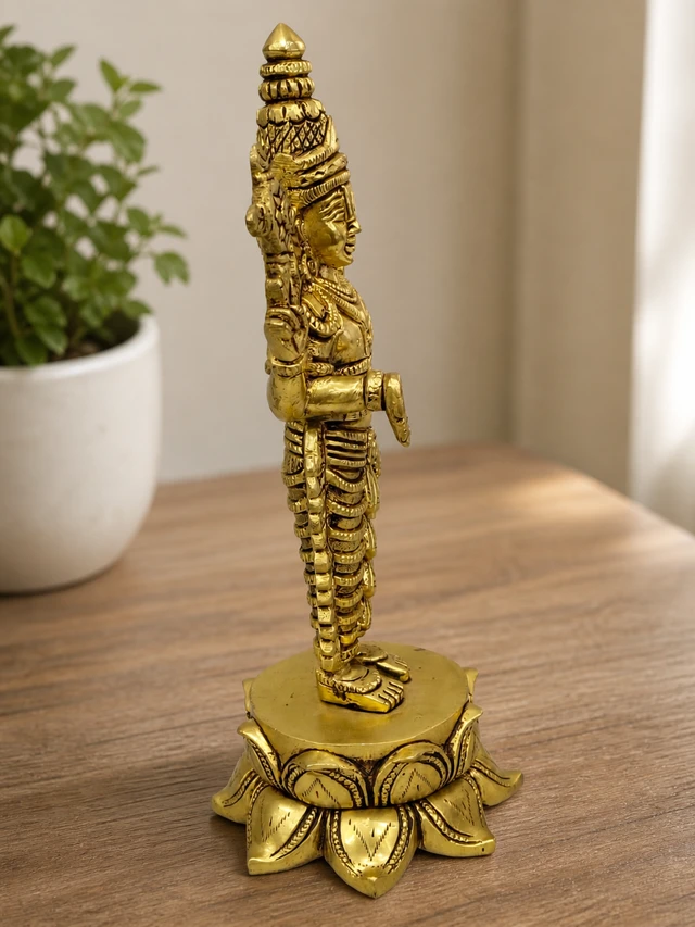 GS Decors Brass Lotus Balaji