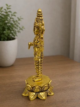 GS Decors Brass Lotus Balaji