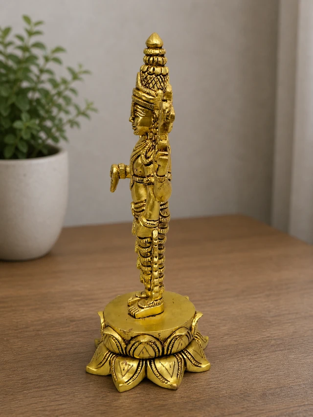 GS Decors Brass Lotus Balaji