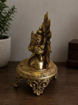 GS Decors Brass Hanuman Face On Base 9.5