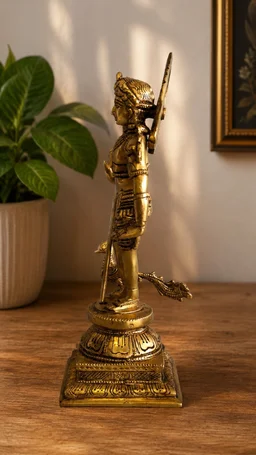 GS Decors Brass Palani Murugan 11''