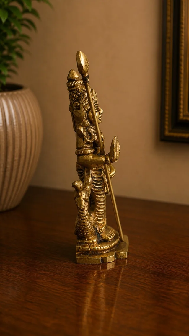 GS Decors Brass Murugan 3.5''