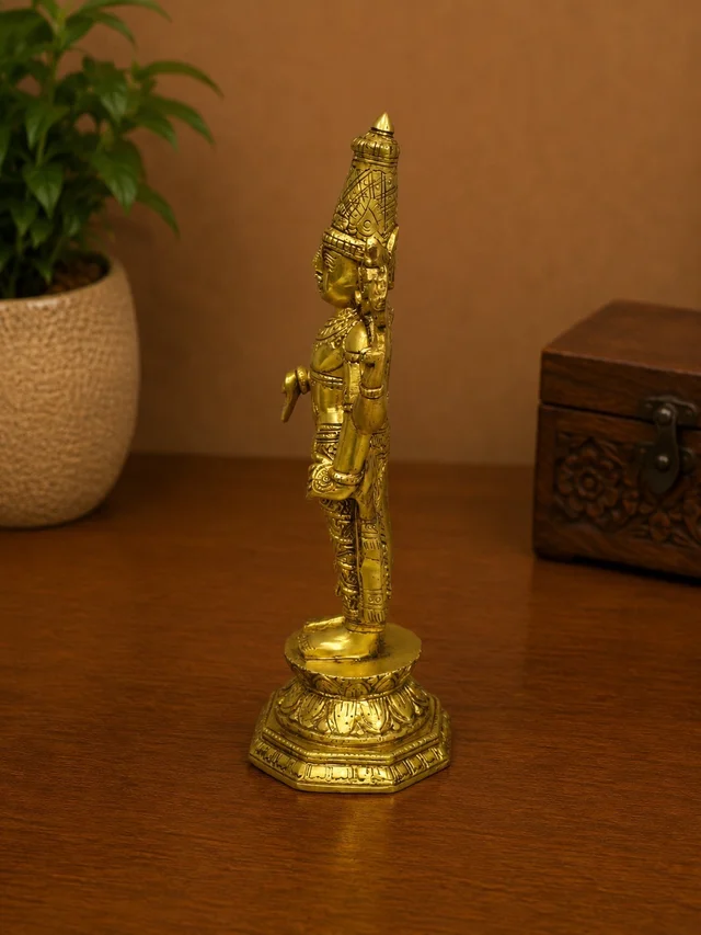 GS Decors Brass Balaji Big 12''