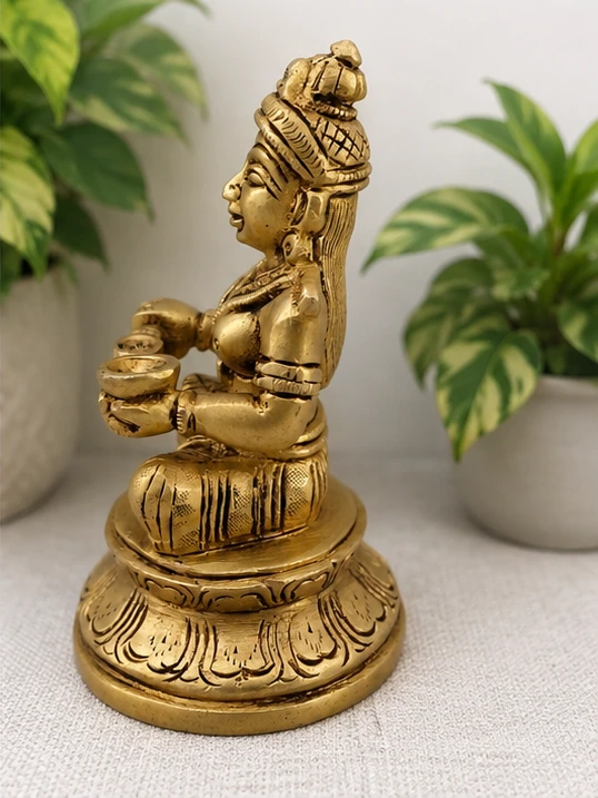 GS Decors Brass Annapoorani 4''