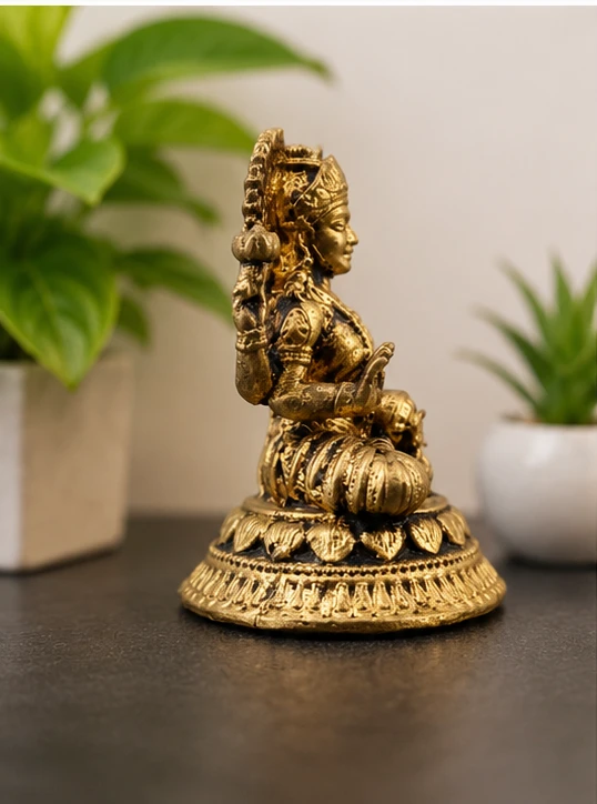 GS Decors Brass FA Lakshmi Small 1.2''