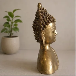 GS Decors Brass Buddha 7.5''