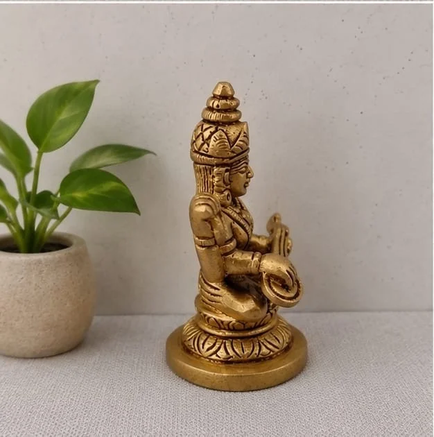 GS Decors Brass Saraswathi 3''