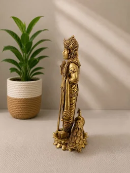 GS Decors Brass Fine Art Murugan 6''