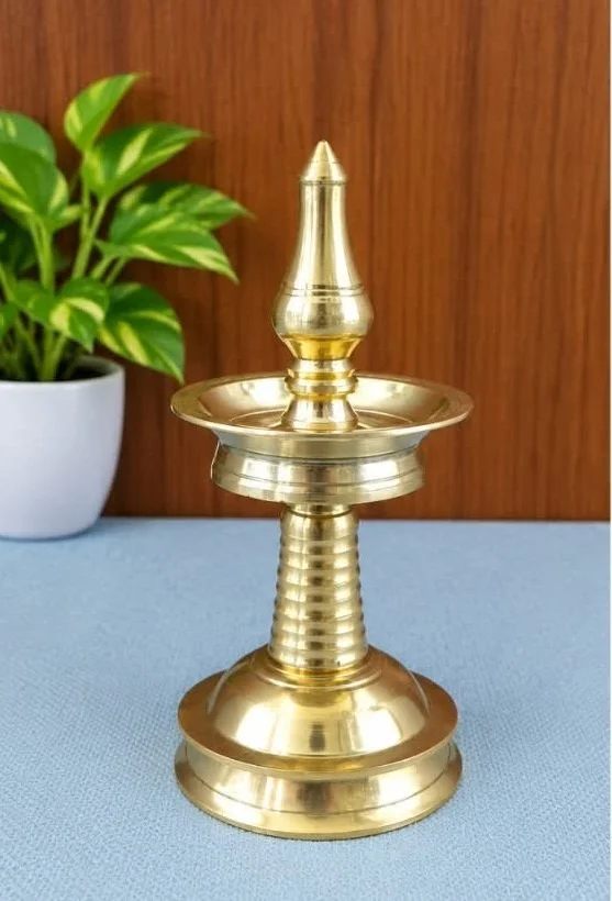 Brass Kerala Diya 5.5''