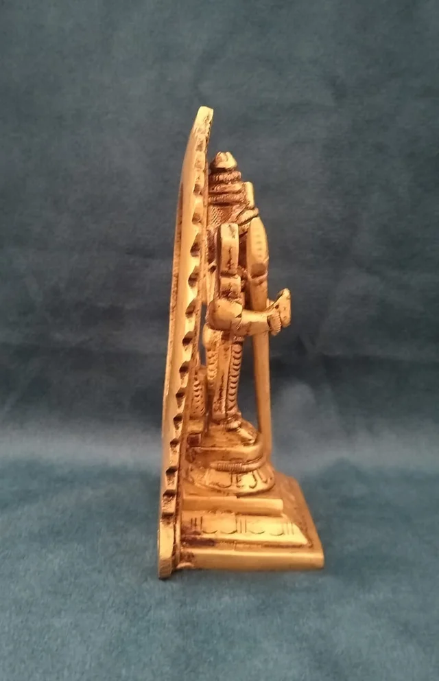 GS Decors Brass Murugan Idols 6"