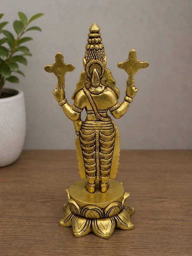 GS Decors Brass Lotus Balaji