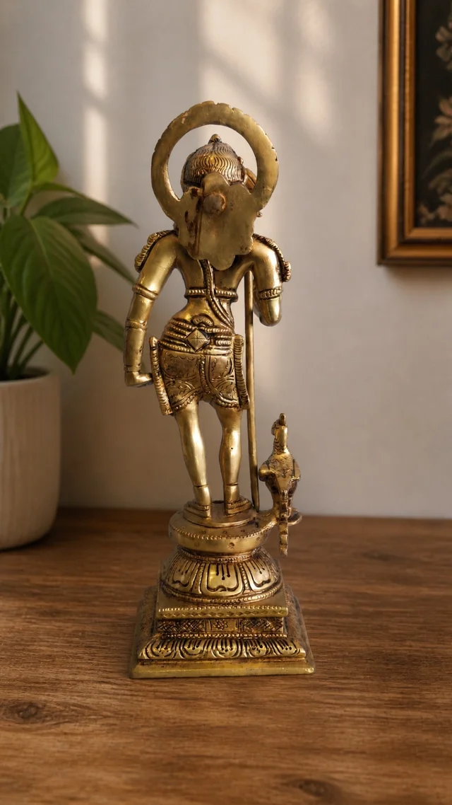 GS Decors Brass Palani Murugan 11''