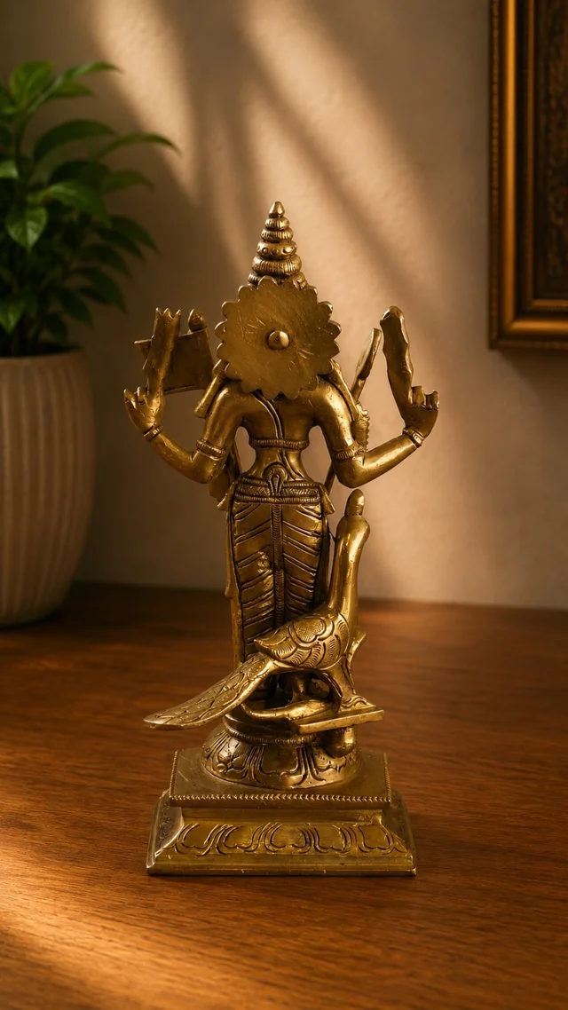 GS Decors Brass Thiruchendur Murugan 9''