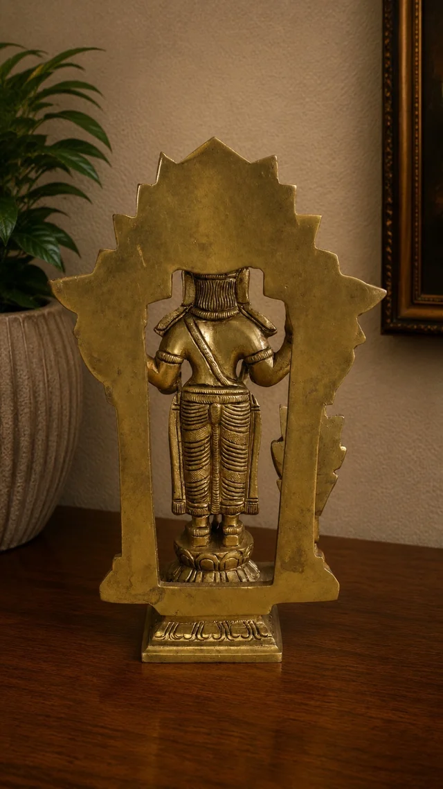 GS Decors Brass Arch Murugan 8''