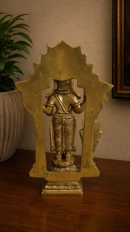 GS Decors Brass Arch Murugan 8''