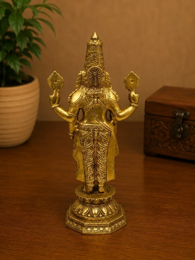 GS Decors Brass Balaji Big 12''