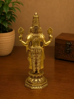 GS Decors Brass Balaji Big 12''