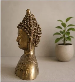 GS Decors Brass Buddha 7.5''