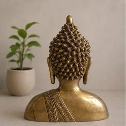 GS Decors Brass Buddha 7.5''