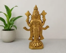 GS Decors Brass Perumal 6.5''